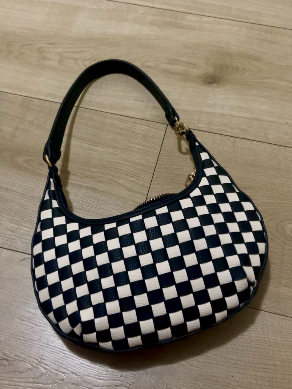 Checkered Purse